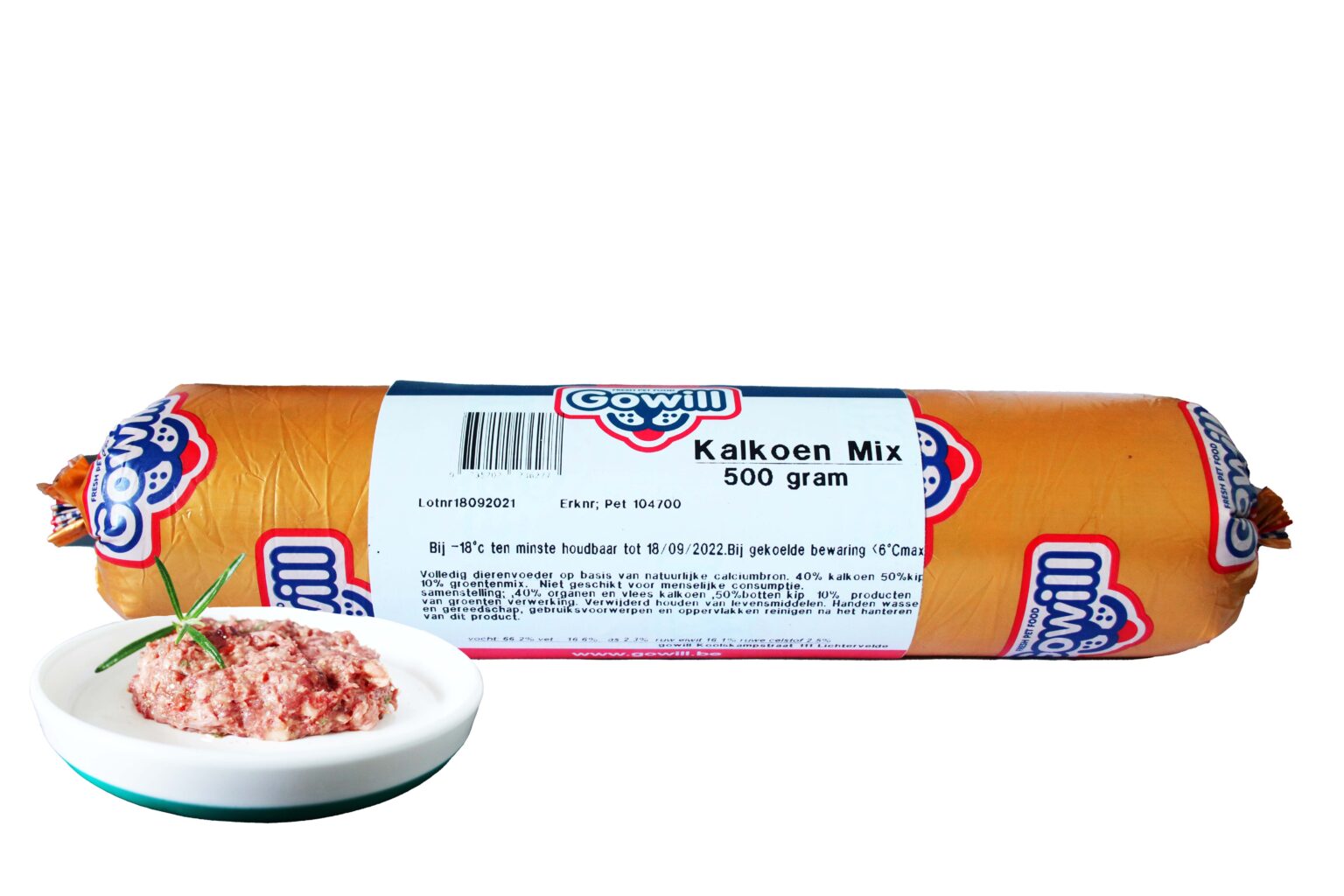 Gowill Kalkoen Mix CAT 3 Dutch Petfood gowill-kalkoen-mix-cat-3-dutch-petfood